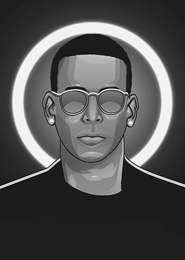 Daddy Yankee Grayscale