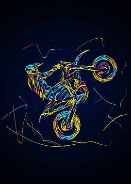 Abstract colorful MX