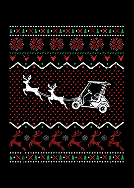 Xmas Golfer Golf Christmas