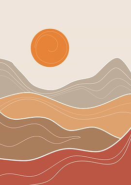 mountain in the morning