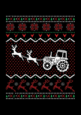 Xmas Farmer Tractor