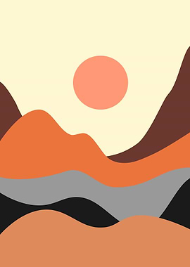 sunrise on the mountain