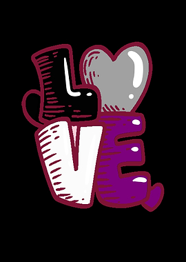 Asexual Pride Love Support