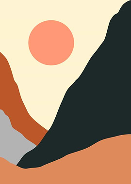 sunrise on the mountain