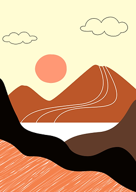 sunrise on the mountain