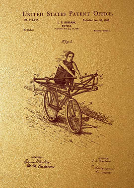 93 Rowing Bicycle Patent
