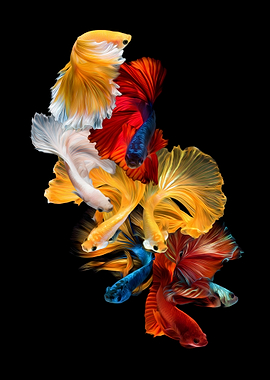 Betta fish siamese Koi IX