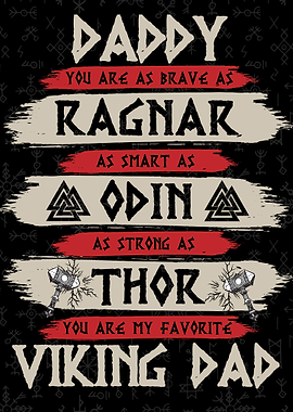 Retro Best Viking Dad