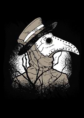 Dark Plague doctor tattoo