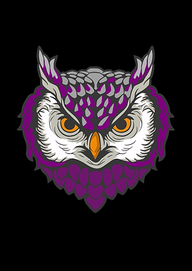 Asexual Pride Love Owl