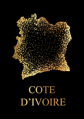 Cote Divoire Map