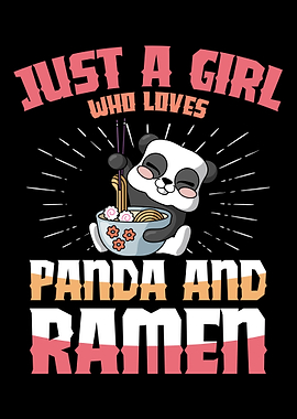 Funny Ramen Panda Lovers