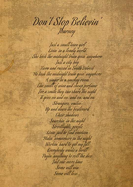 Dont Stop Believing