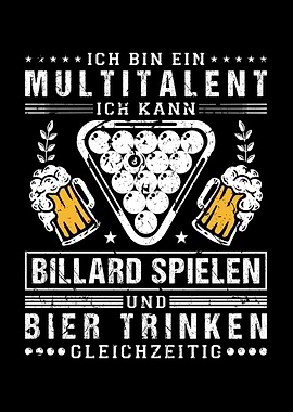 Multitalent Billard Bier