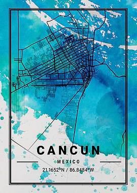 Cancun Antlia Watercolor M