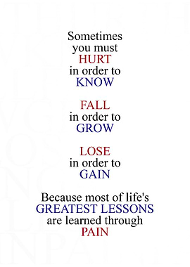 Learned Through Pain