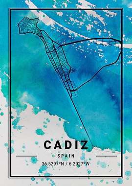 Cadiz Antlia Watercolor Ma
