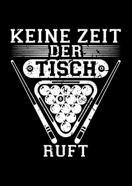 Keine Zeit Billard Snooker
