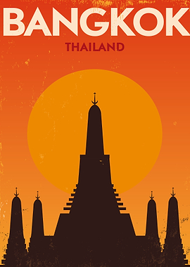 Bangkok Thailand vintage