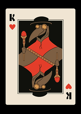 Plague doctor card