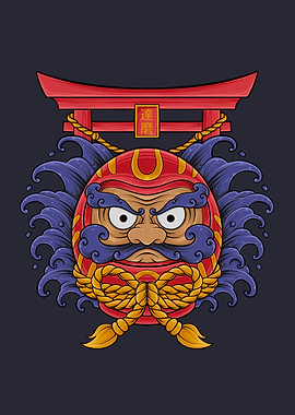 Angry Daruma Doll
