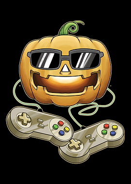 Halloween Gamer Pumpkin Co