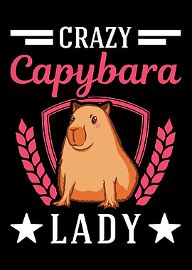 Crazy Capybara Lady