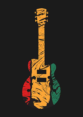 Electric guitar musical