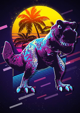 Dinosaur Animal Retro