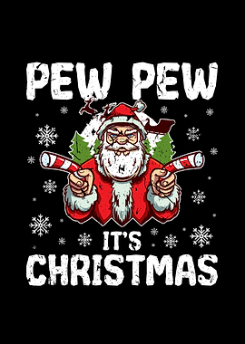 Pew Its Christmas Santa