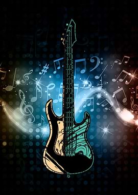 Electric guitar musical