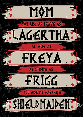 Retro Best Viking Mom