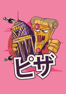 Pizza kong monster attack