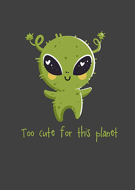 Kawaii Alien Outer Space