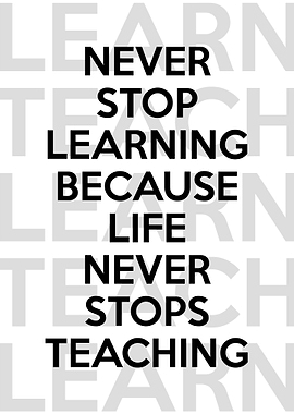 Learning and Teaching