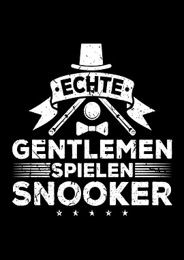 Echte Gentlemen Snooker