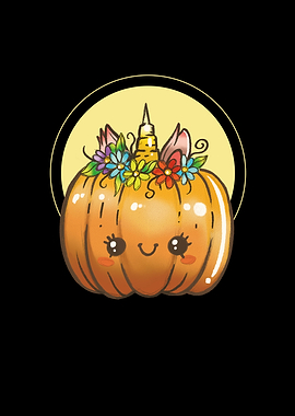 Halloween Kawaii Pumpkin