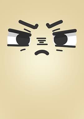 Angry Cute Face Emoji