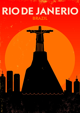 Rio vintage poster