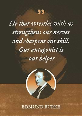 He that wrestles with us