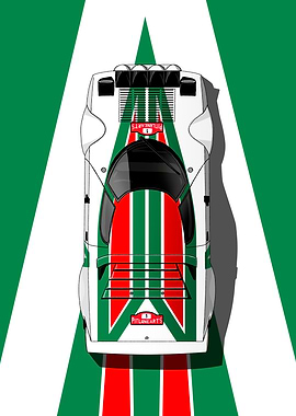 Classic Italian Rally Car