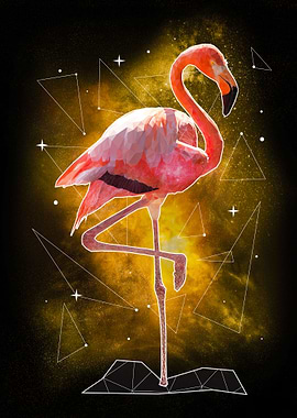 Polygon Kingdom Flamingo