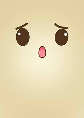 Surprised Cute Face Emoji