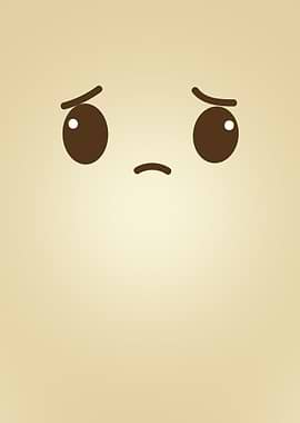 Sad Cute Face Emoji