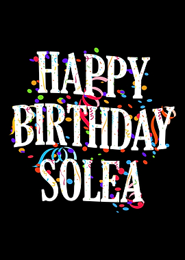 Happy Birthday Solea