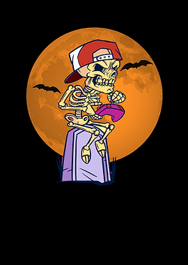 Halloween Gaming Skeleton