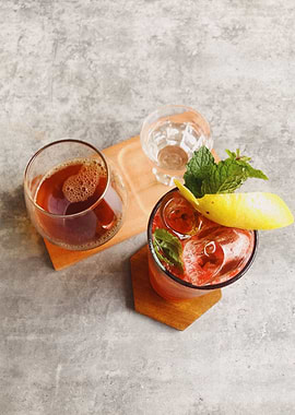 Aerial Healthy Smoothie