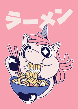 Cute Unicorn Ramen angel