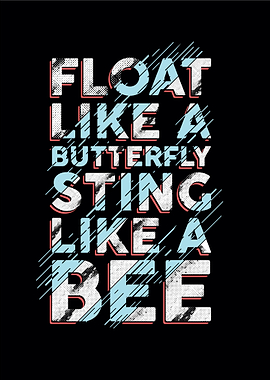 float like a butterfly