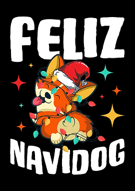 Corgi Feliz Navidog